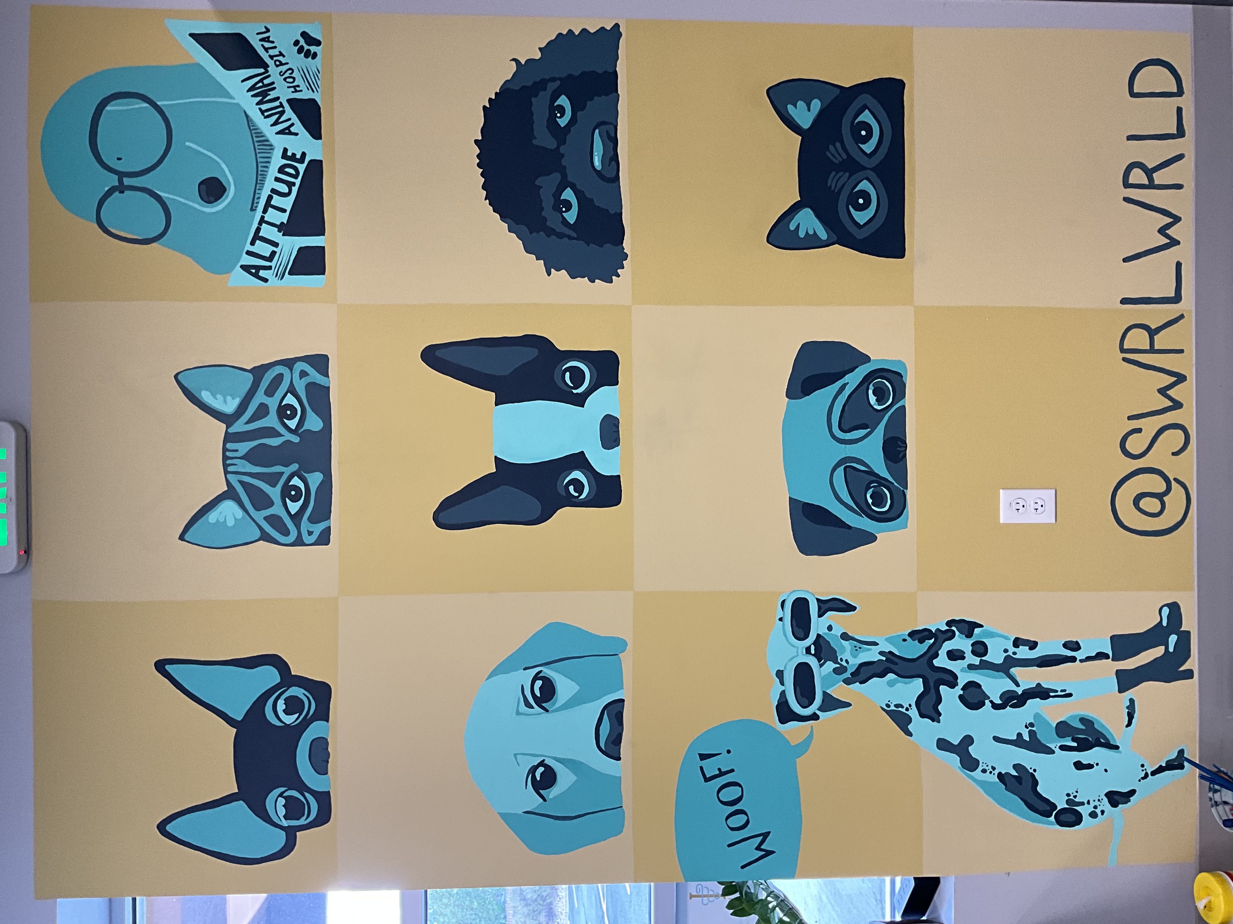 Altitude Animal Hospital Mural