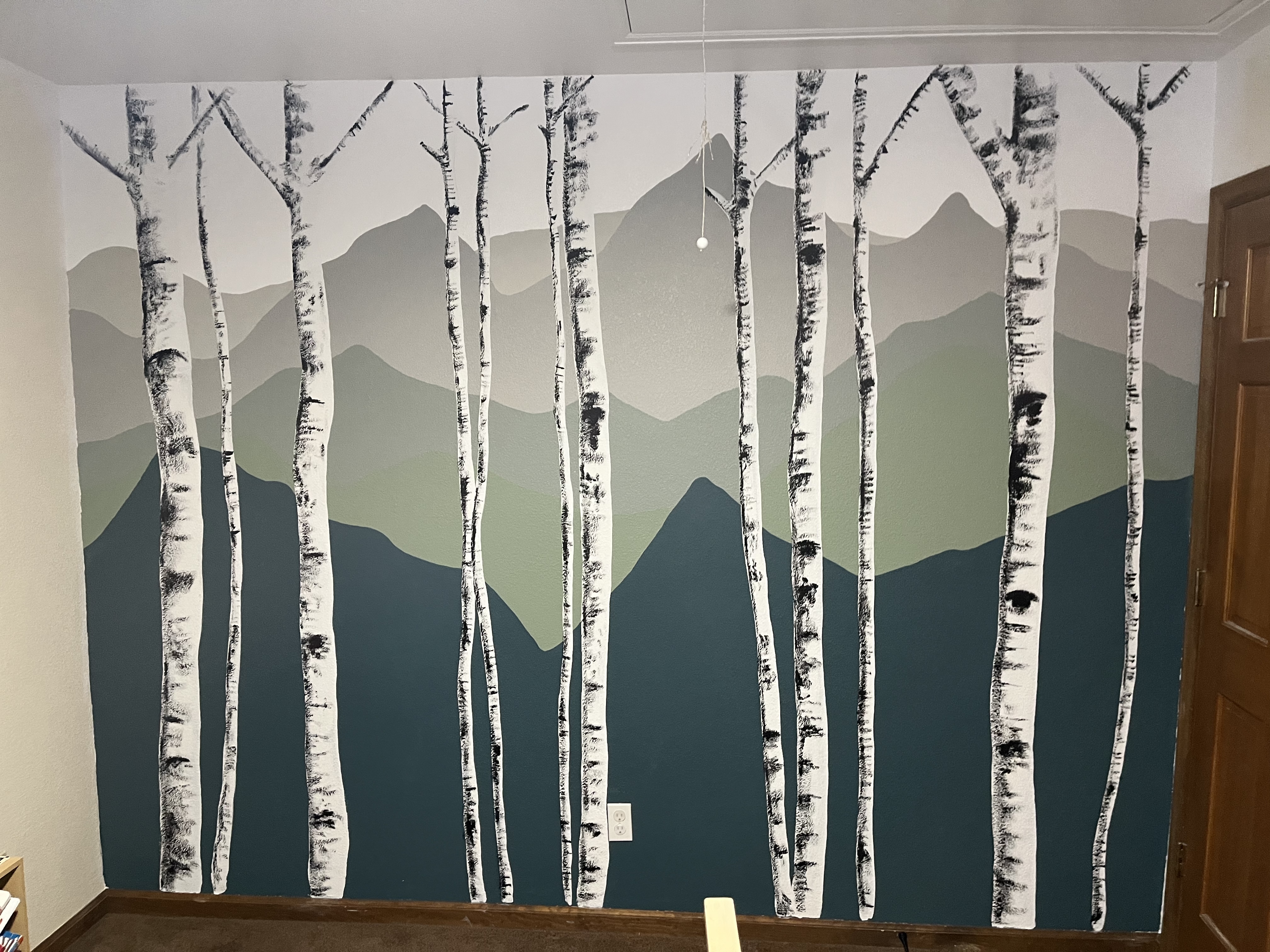 Birch Forest Mural